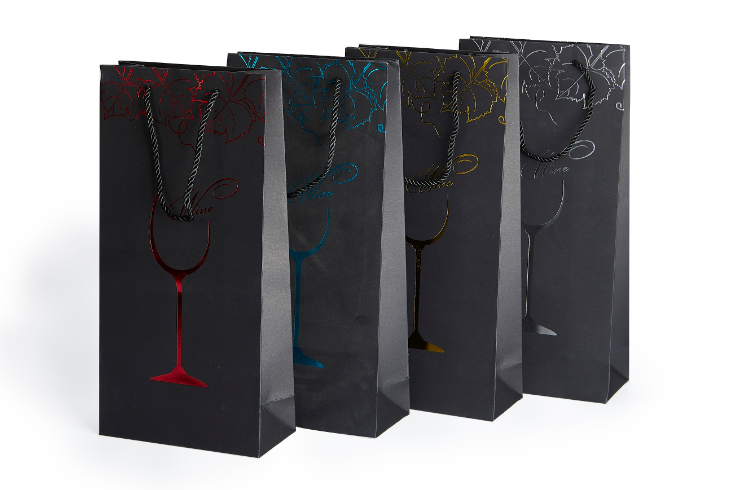 Wine paper bag  red wine shopping bags gift bags for wine