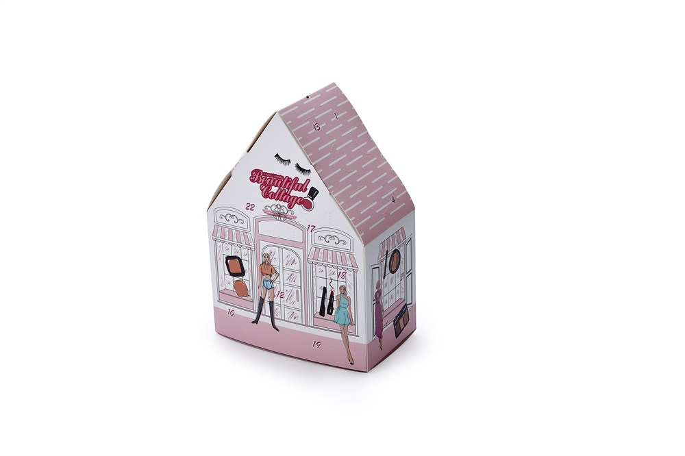 Paper box paper gift box house shape christmas paper box wholesale